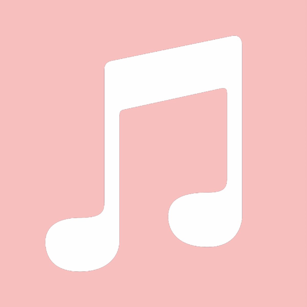 Music Icon. Pink music, iPhone photo app, Ios app icon design