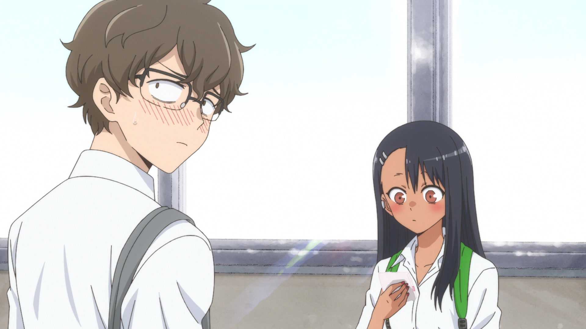 Senpai and Nagatoro Wallpaper Free HD Wallpaper
