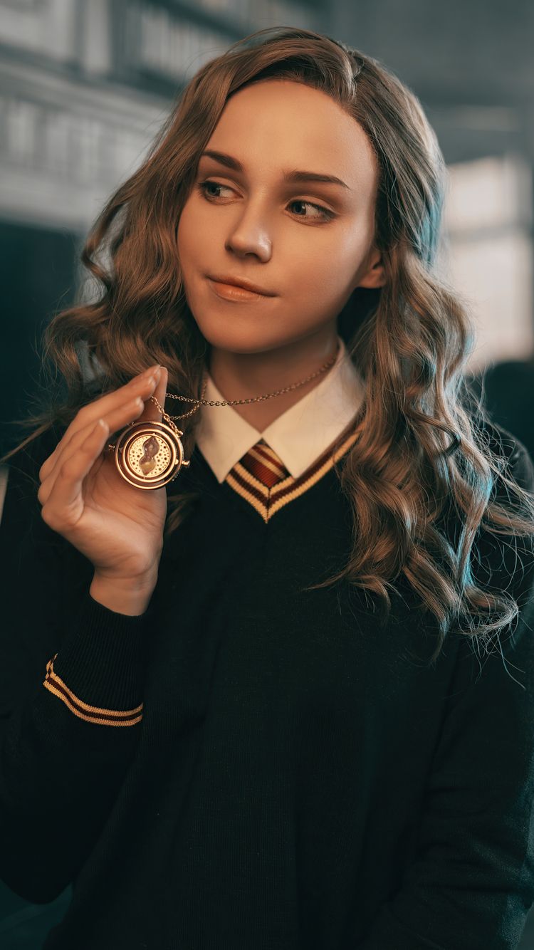 Hermione Granger Harry Potter Cosplay 4k iPhone iPhone 6S, iPhone 7 HD 4k Wallpaper, Image, Background, Photo and Picture