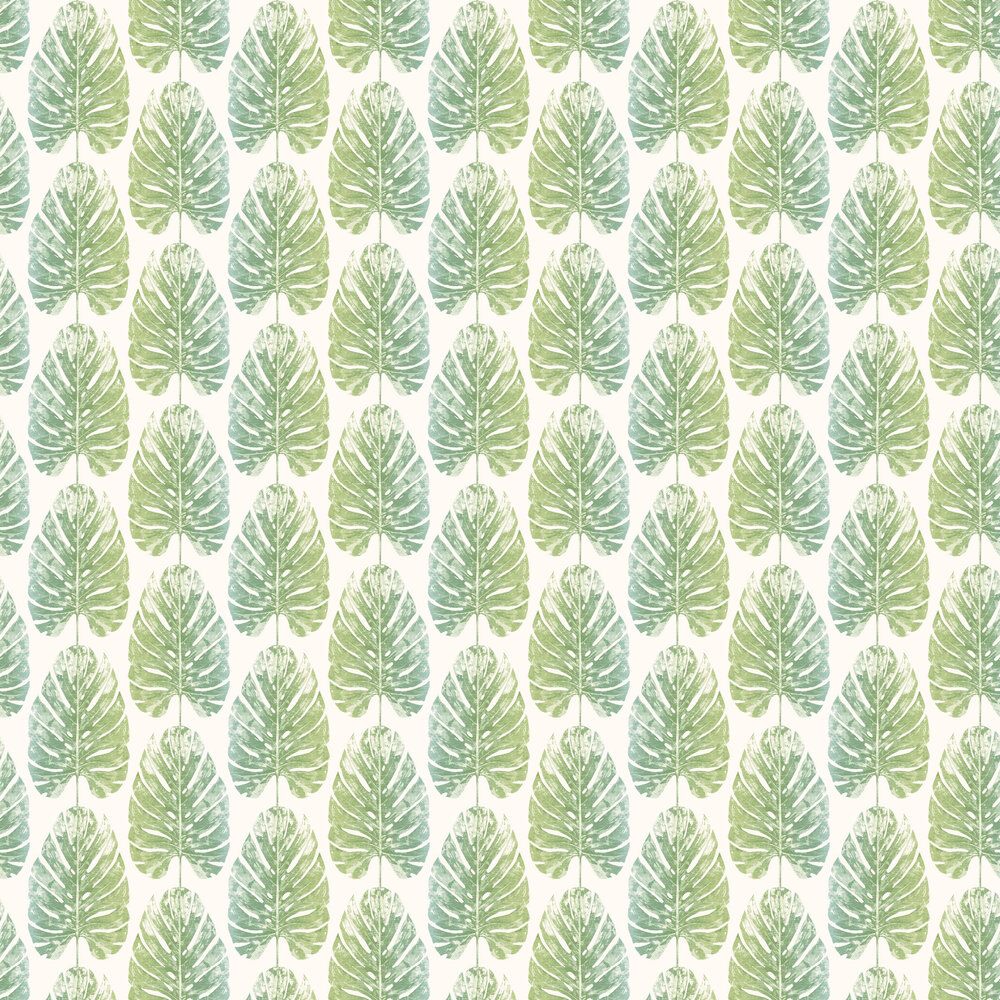 Monstera Leaves by Galerie Green, Wallpaper Direct