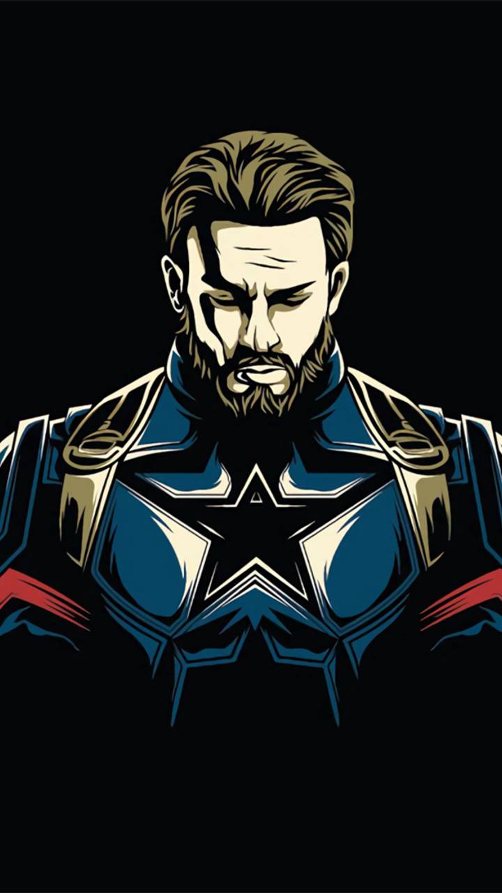 Captain America With Beard Wallpapers - Wallpaper Cave