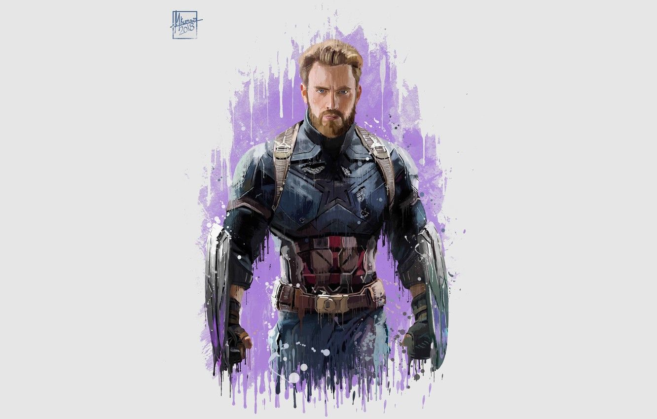 Wallpaper Figure, Costume, Actor, Hero, Movie, Beard, Superhero, Hero, The film, Fiction, Marvel, Captain America, Captain America, Chris Evans, Comics, Chris Evans image for desktop, section фильмы