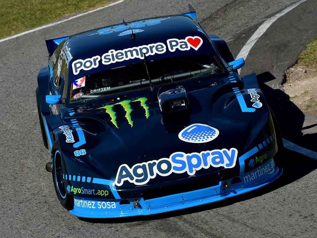 Canapino festejó en el inicio del TC