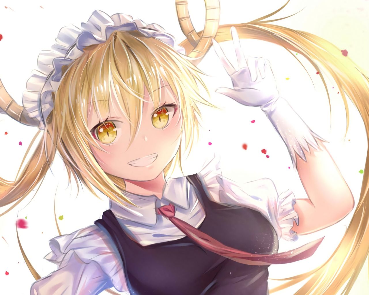 Desktop Wallpaper Tooru, Miss Kobayashi's Dragon Maid, Anime Girl, HD Image, Picture, Background, Mjyvmj