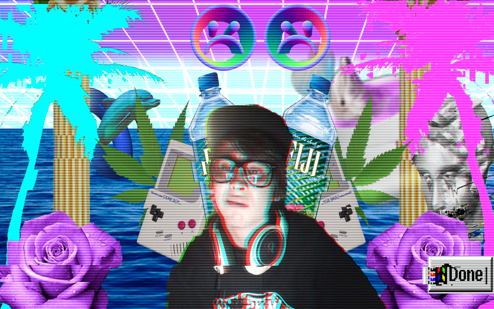 Vaporwave from @leafyishere