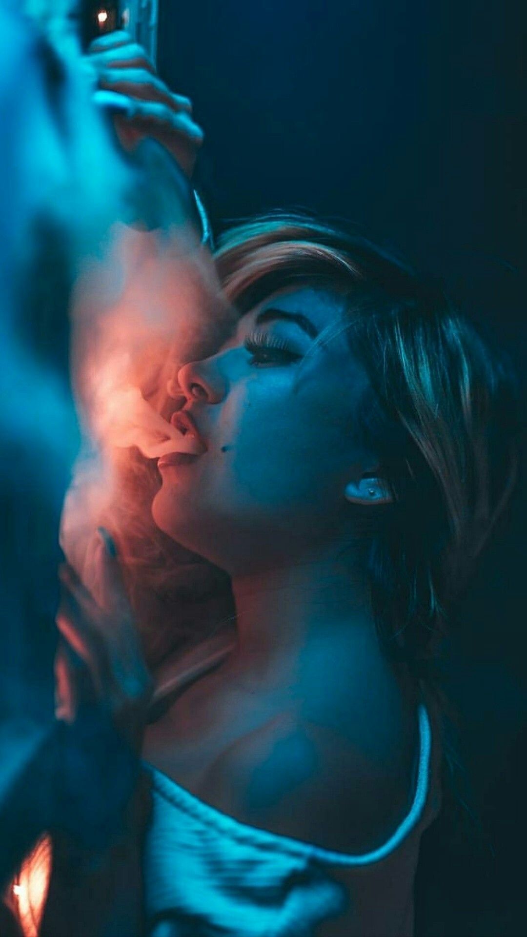 Dope Girl Smoking Wallpaper