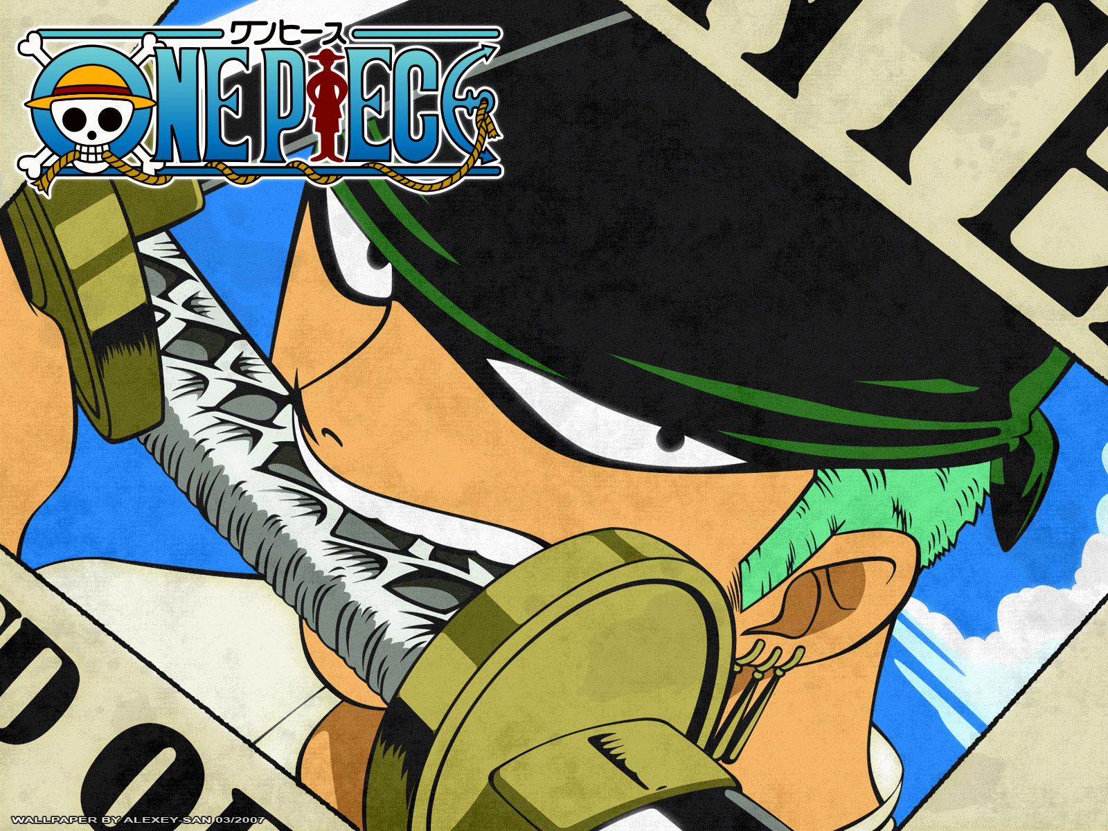 One Piece Roronoa Zoro Wanted Poster HD Wallpaper