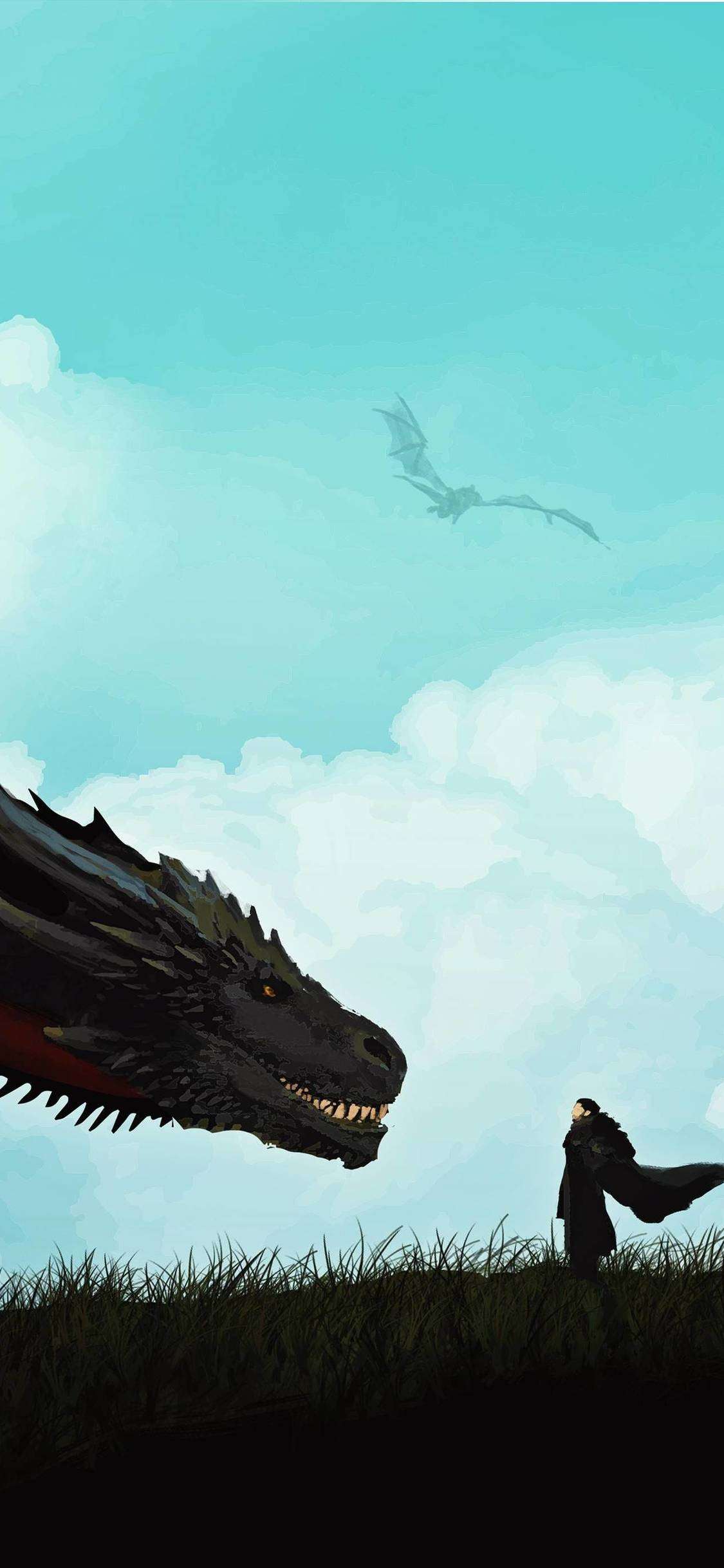 Game of Thrones iPhone wallpaper Battle for Winterfell