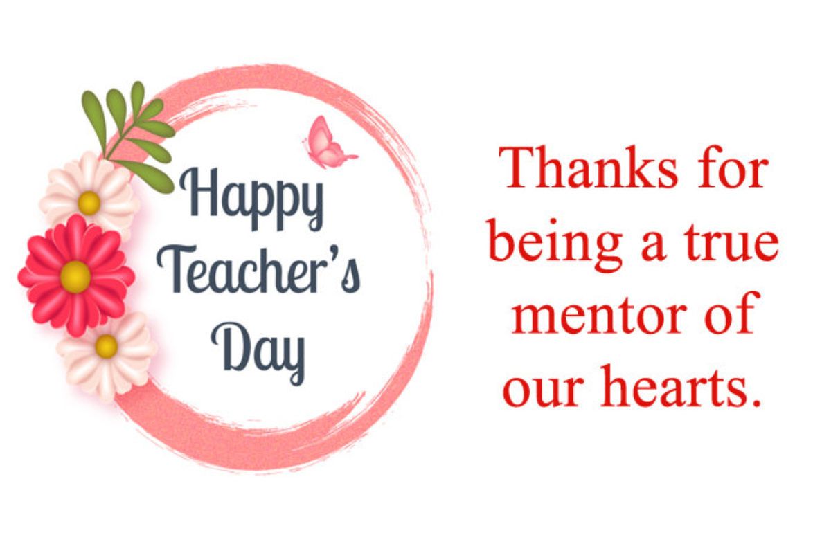 Beautiful Happy Teachers Day Image with Quotes Cute Saying