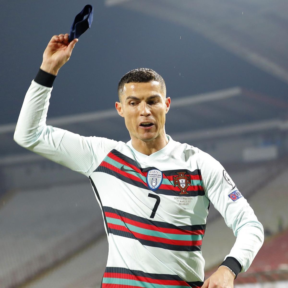 Cristiano Ronaldo's discarded Portugal armband sold for over $000 to help toddler surgery