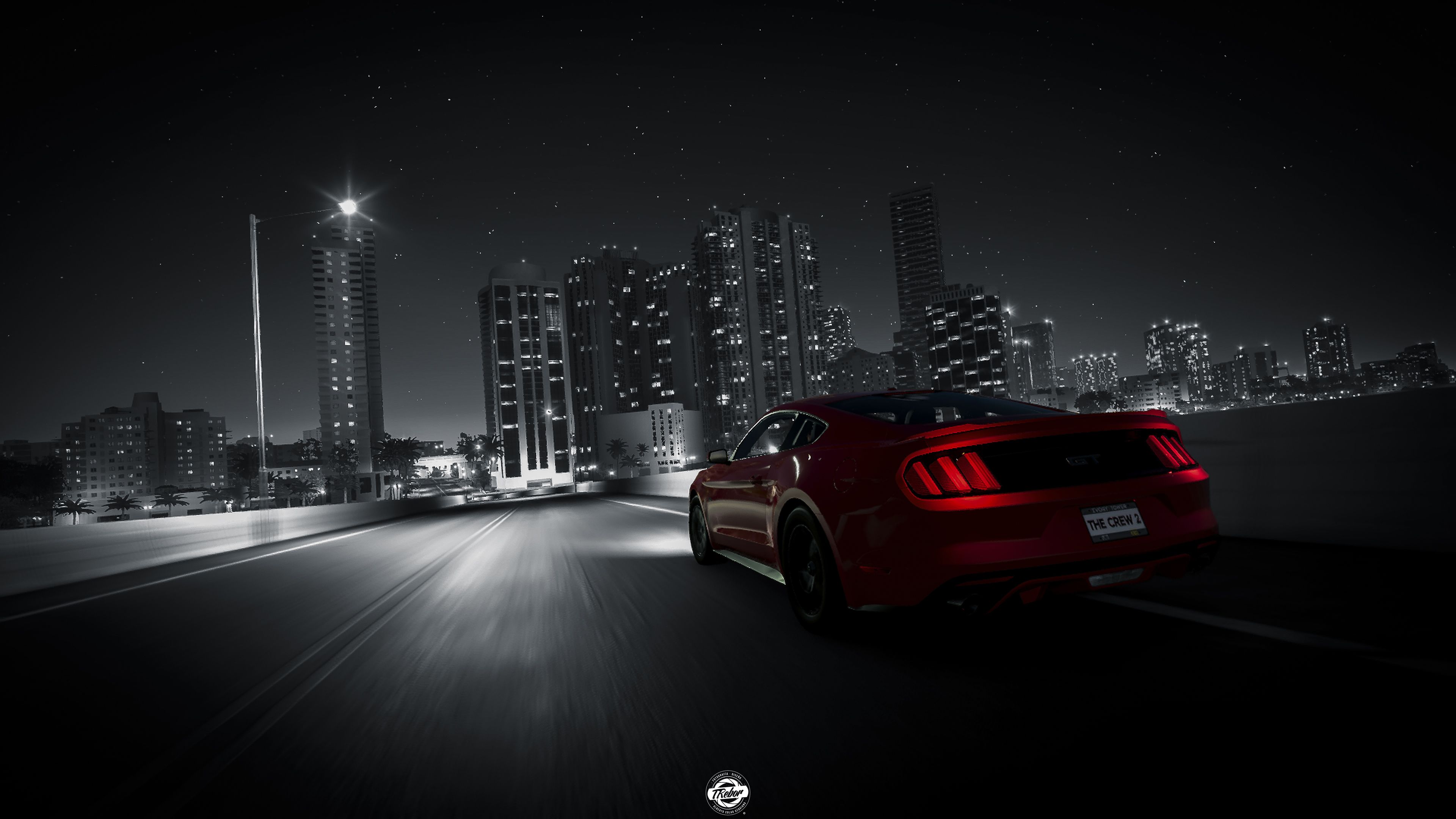 The Crew 2 Ford Mustang Rear Lights 4k Laptop Full HD 1080P HD 4k Wallpaper, Image, Background, Photo and Picture