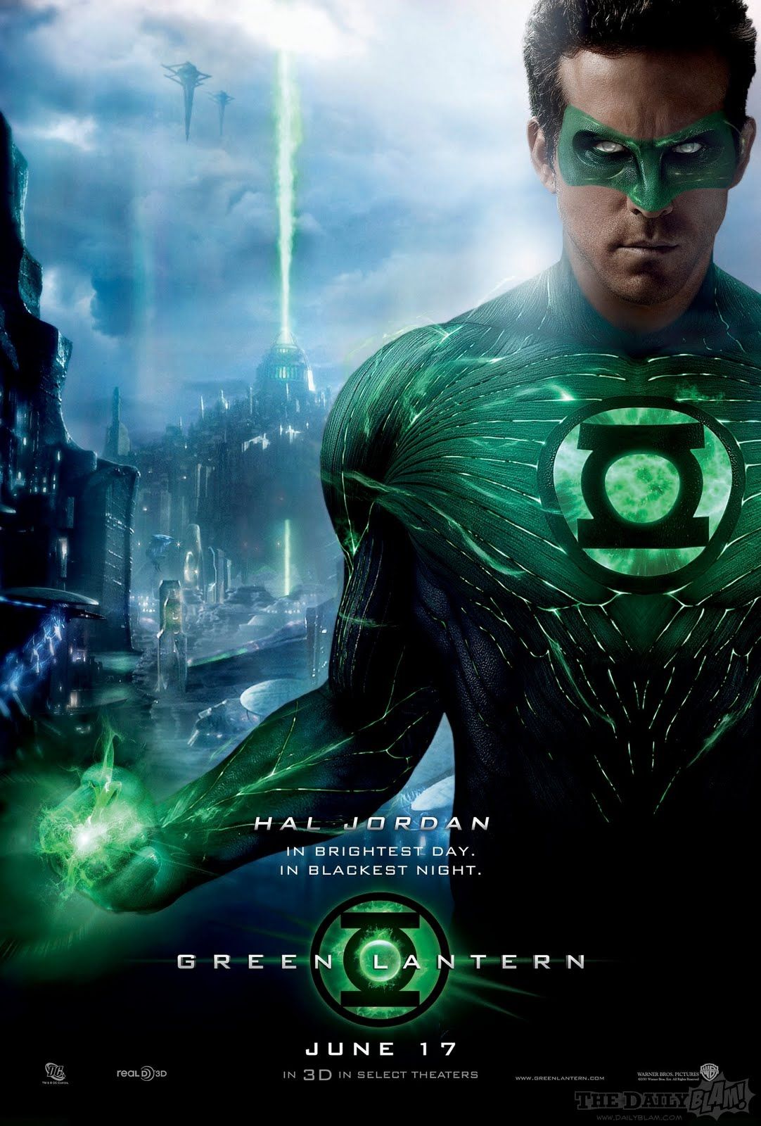 Movie Review: “Green Lantern” Starring Ryan Reynolds, Blake Lively (Gossip Girl). Review St. Louis