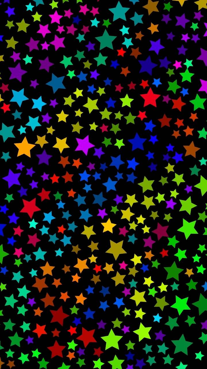 rainbow stars background wallpaper