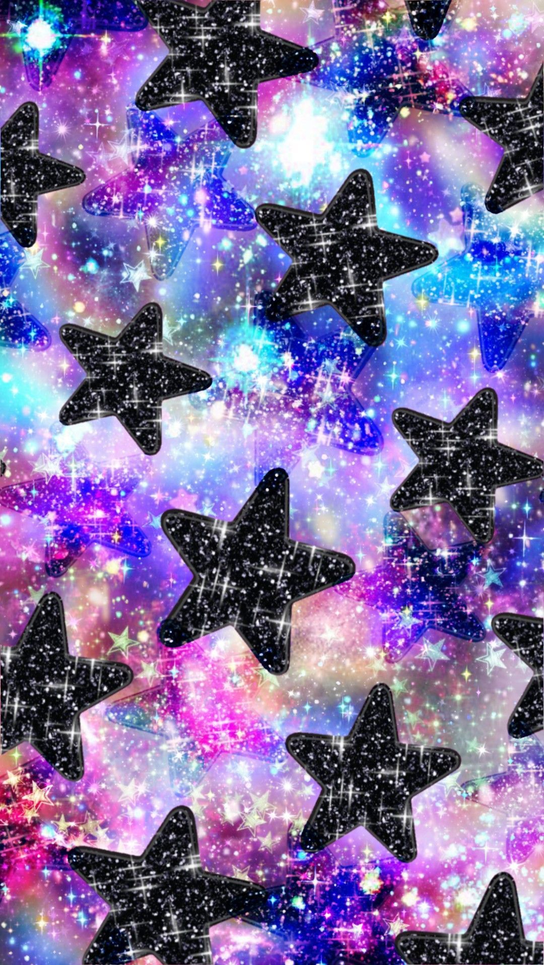 Sparkly Stars, made by me #purple #sparkly #wallpaper #background #sparkles #glittery #galaxy. Background girly, Abstract art wallpaper, Wallpaper background