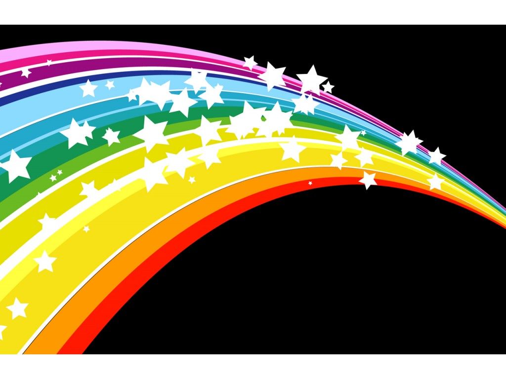 Rainbow Stars wallpaper Emo