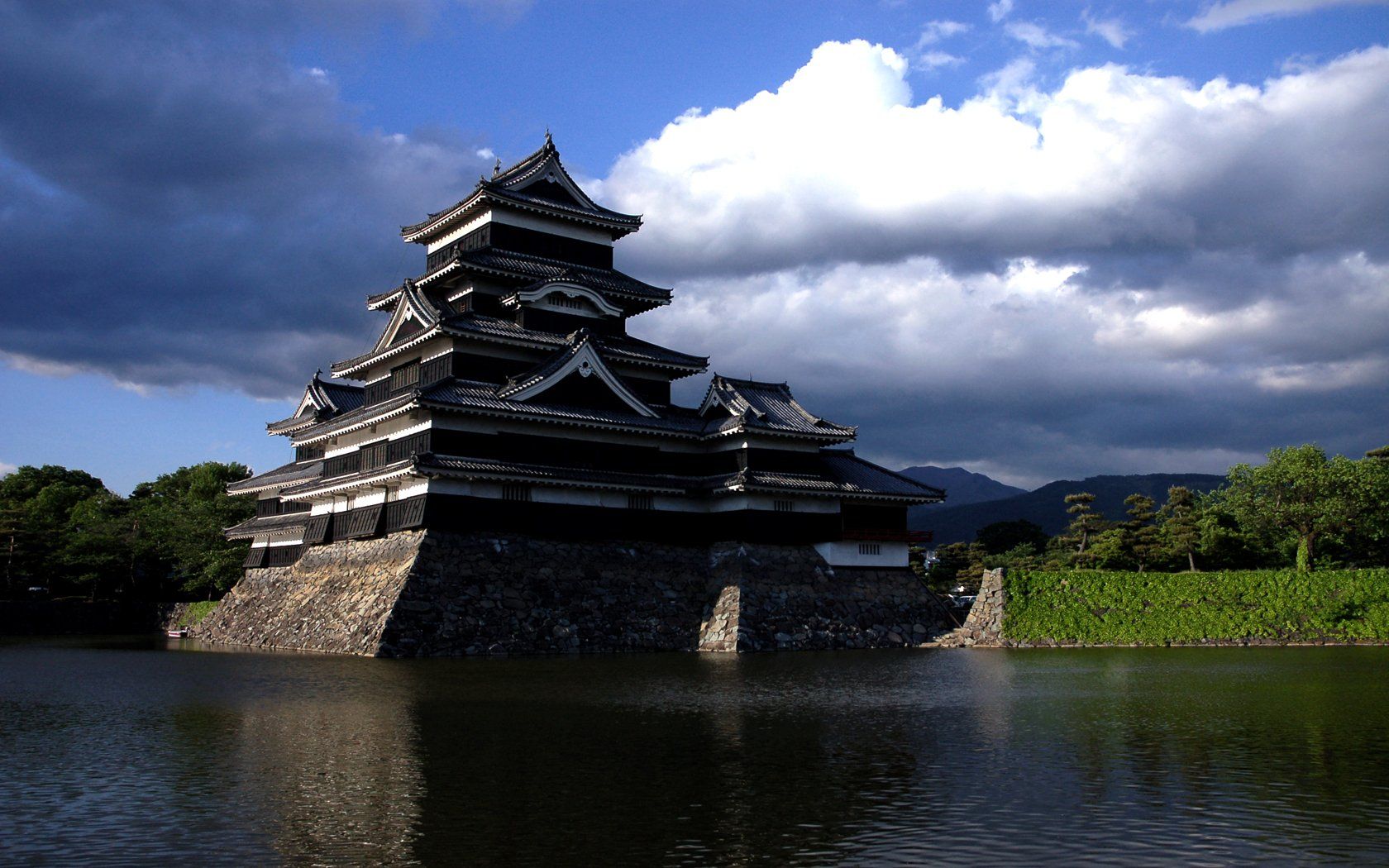 water, Japan, castles, matsumoto, Japanese architecture wallpaper
