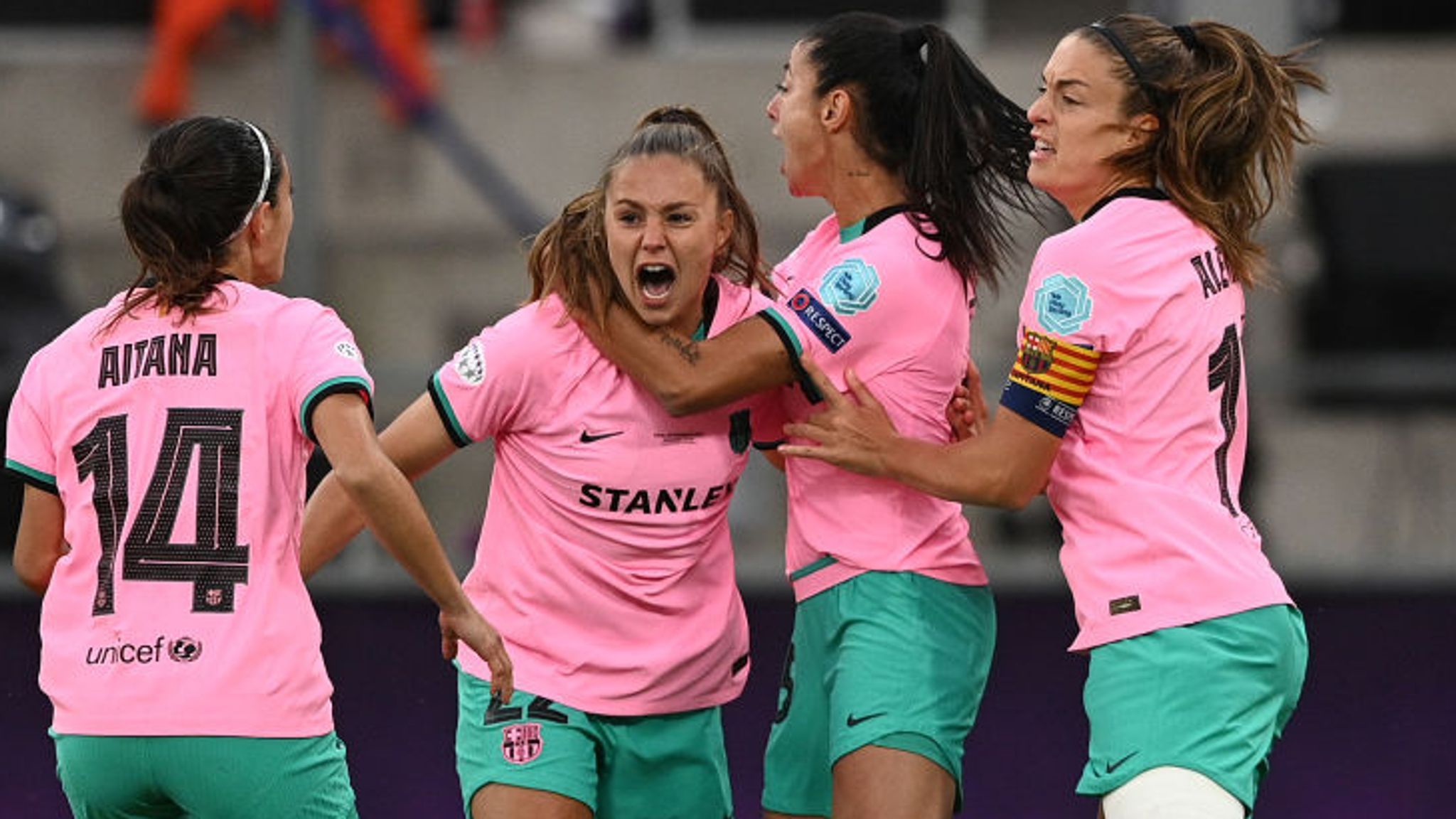Chelsea Women 0 4 Barcelona Femeni: Ruthless First Half Sees Barca Win First Women's Champions League Title