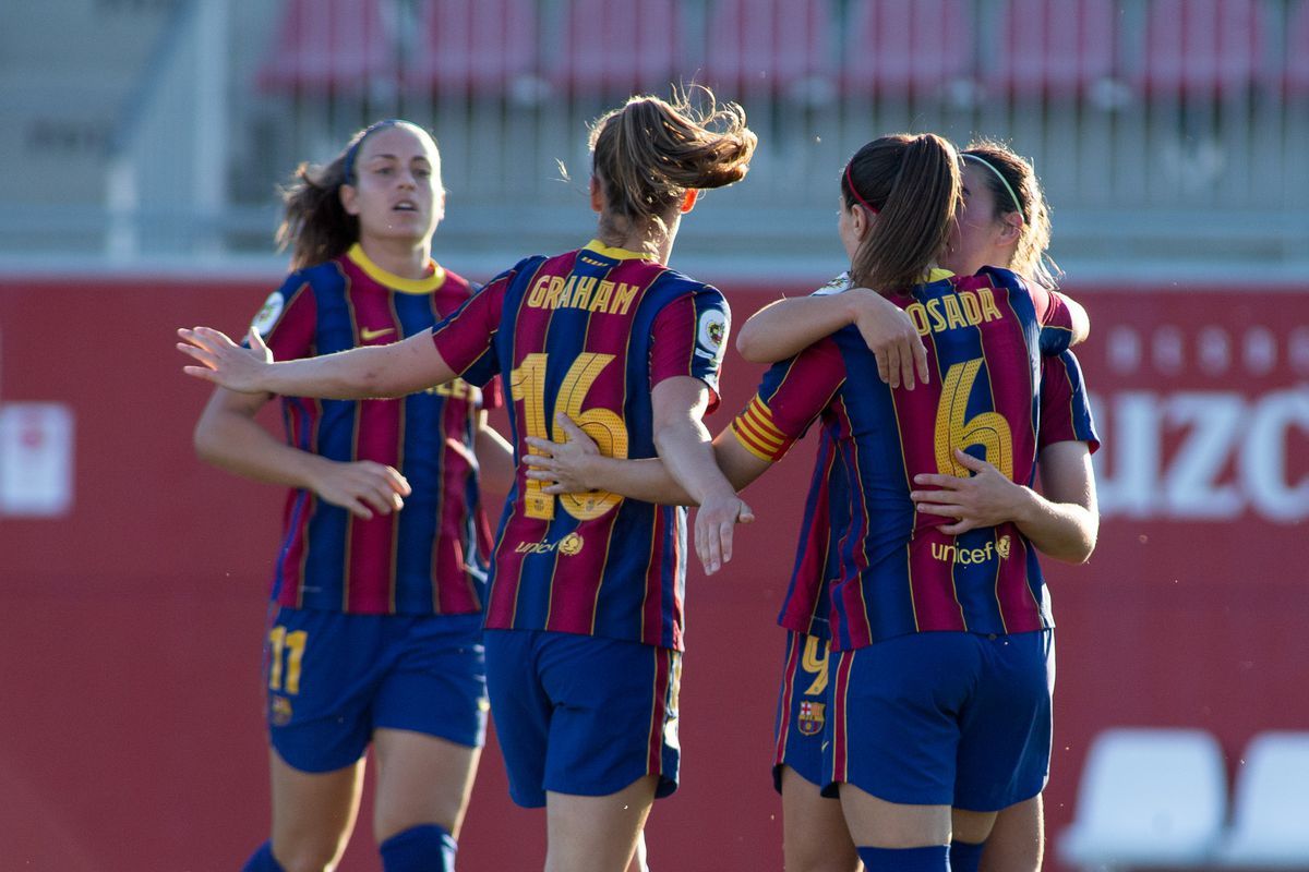 Fc Barcelona Femení Uefa Womens Champions League 2021 Wallpapers