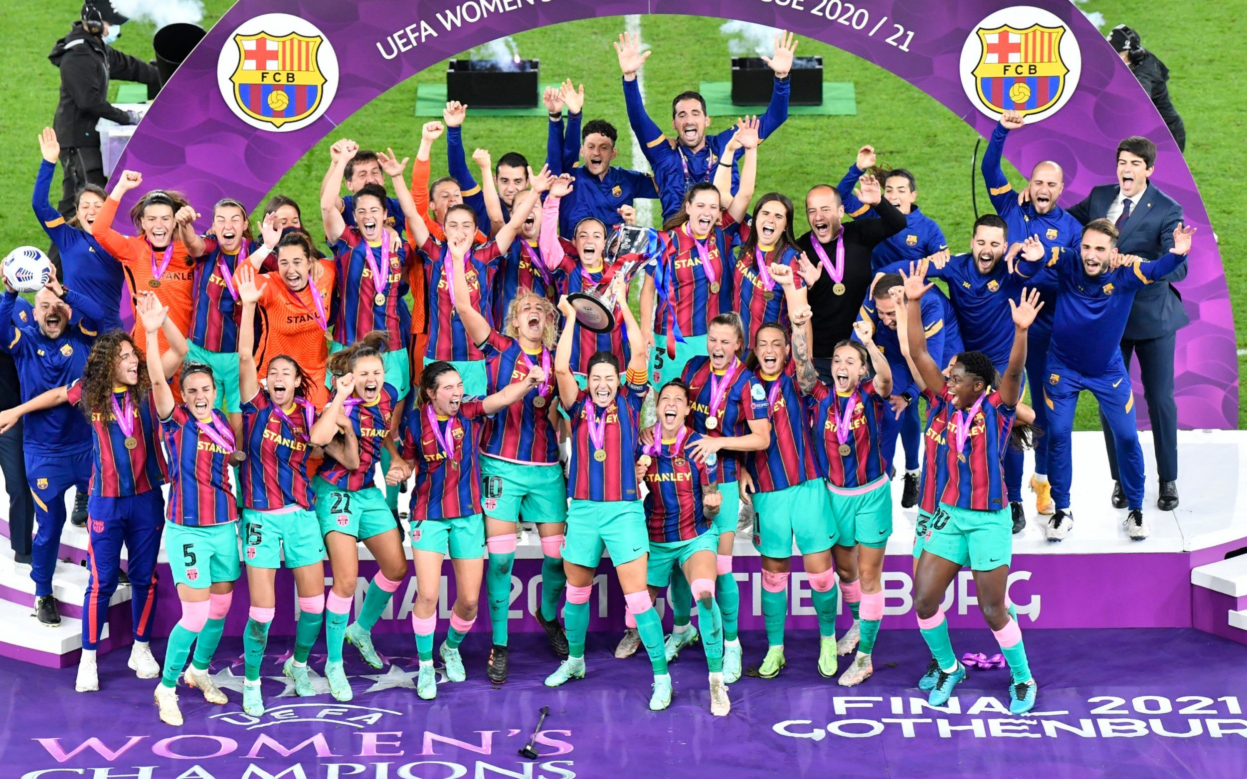 FC Barcelona Femení UEFA Women's Champions League 2021 Wallpapers