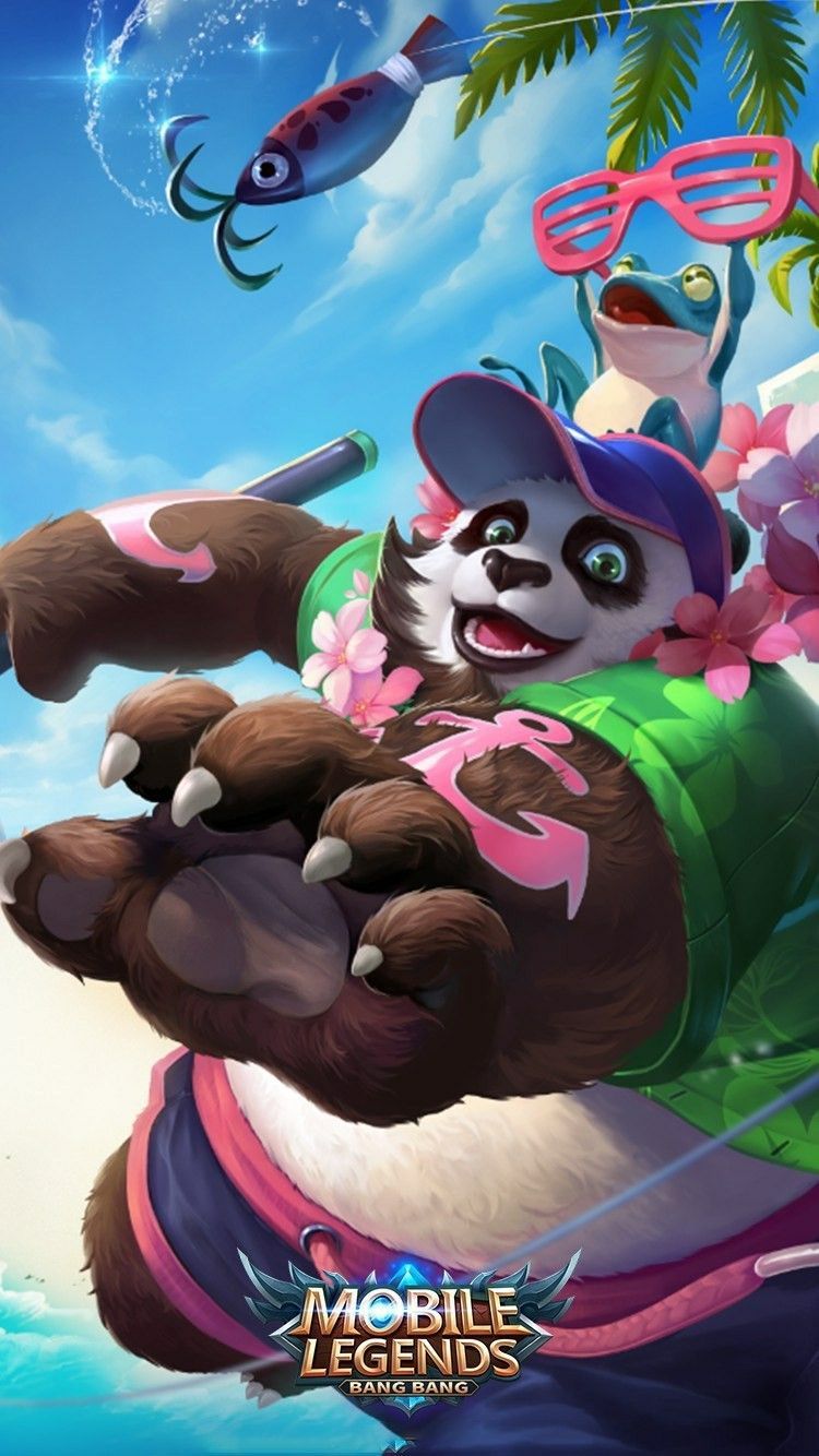 Akai Summer Party Skin. Mobile legend wallpaper, Mobile legends, Anime mobile