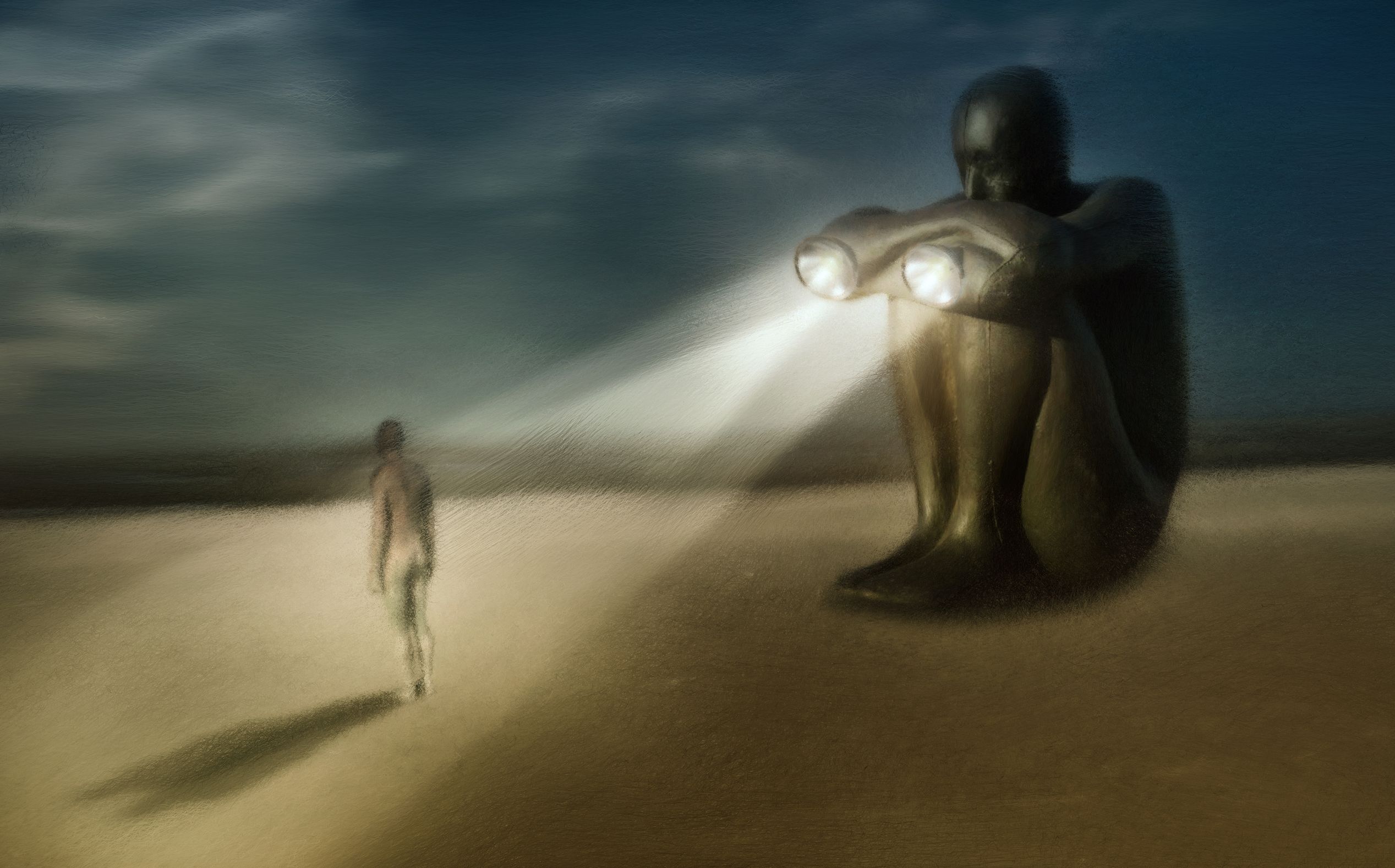 Wallpaper, France, Photohop, CC, creation, Genesis, lonelyman, urcy, darkmarmotte 2535x1578