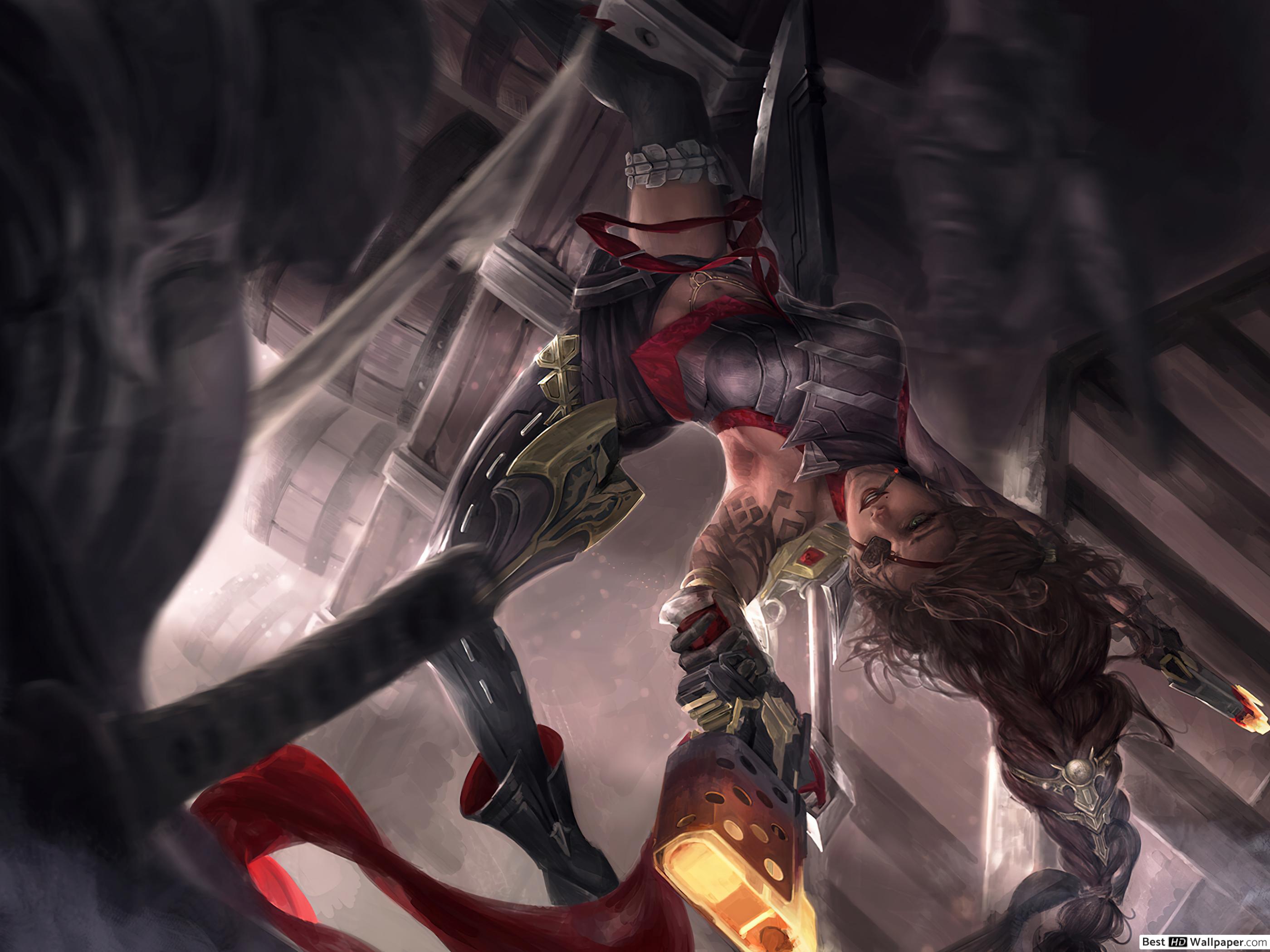 Samira of Legends [LOL] HD wallpaper download