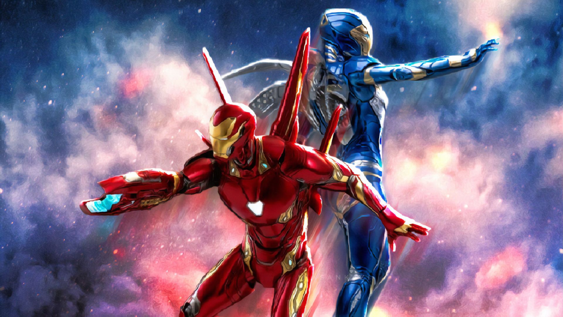 Iron Man And Pepper Potts Rescue Suit Laptop Full HD 1080P HD 4k Wallpaper, Image, Background, Photo and Picture