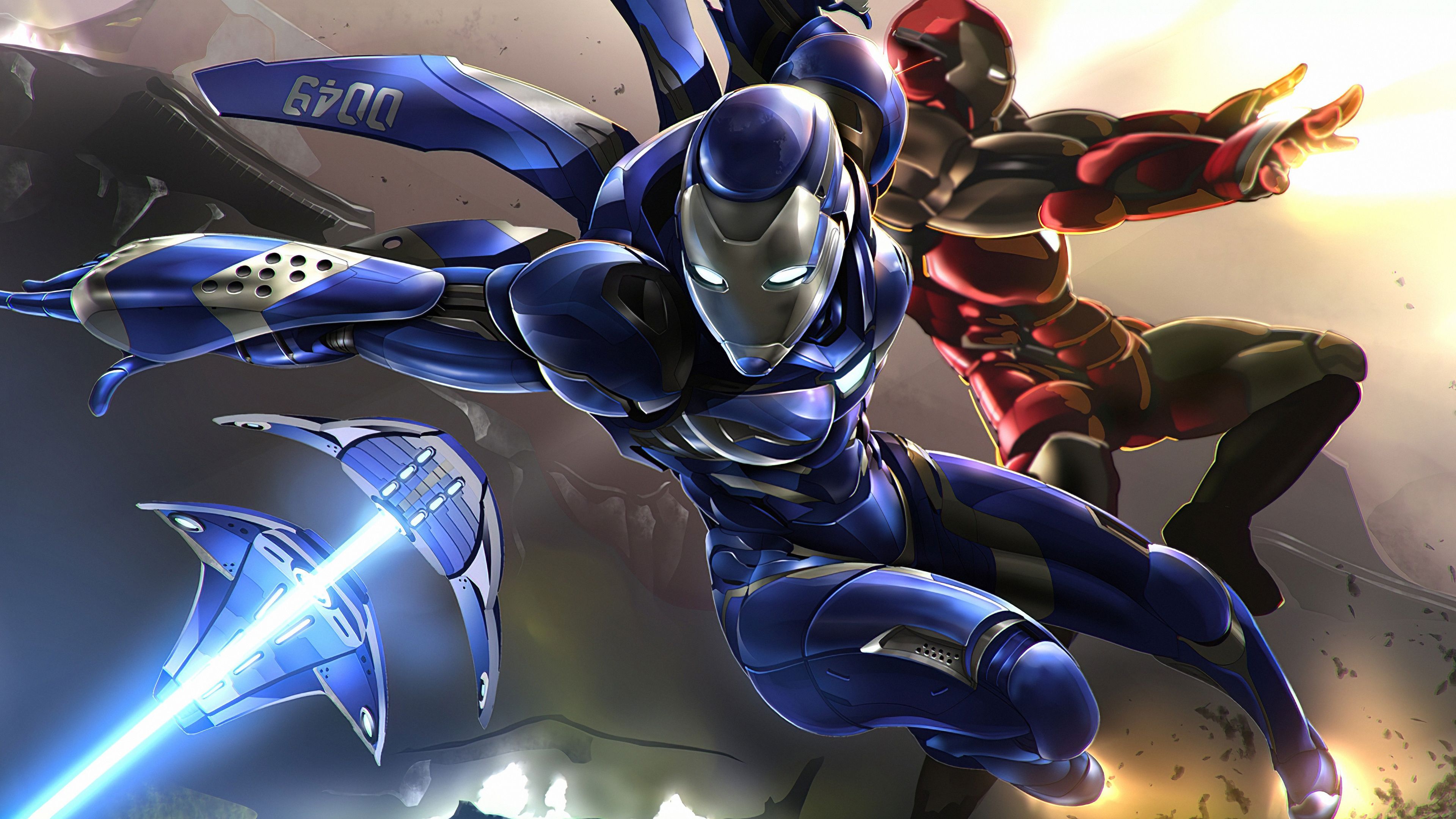 Pepper Potts Iron Man Armor 4K Best Wallpaper Jpg