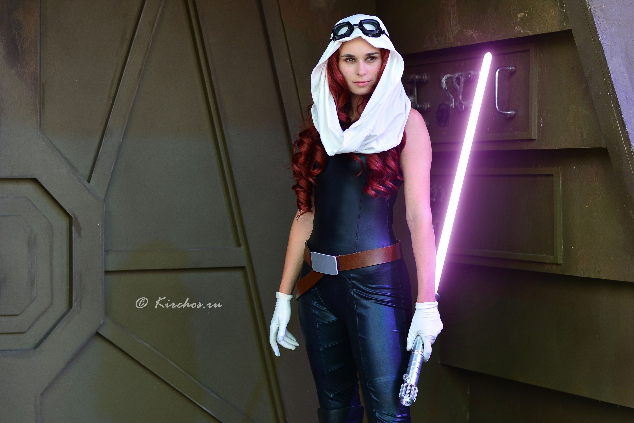 Wallpaper, Star Wars, cosplay, anime, Sith, lightsaber, fashion, Jedi, clothing, Mara Jade, costume, screenshot 2560x1707