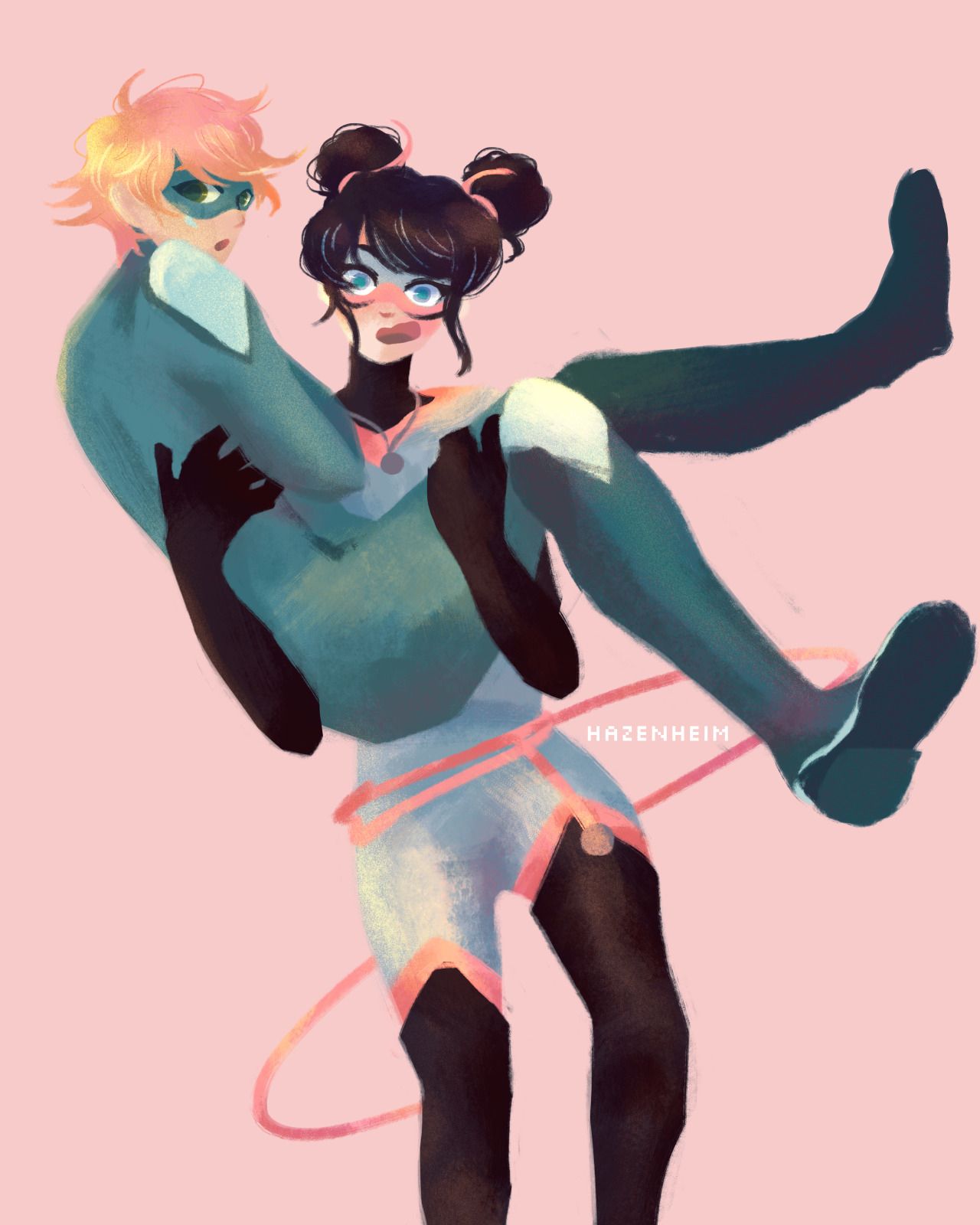 Multimouse and Aspik Ladybug Fan Art