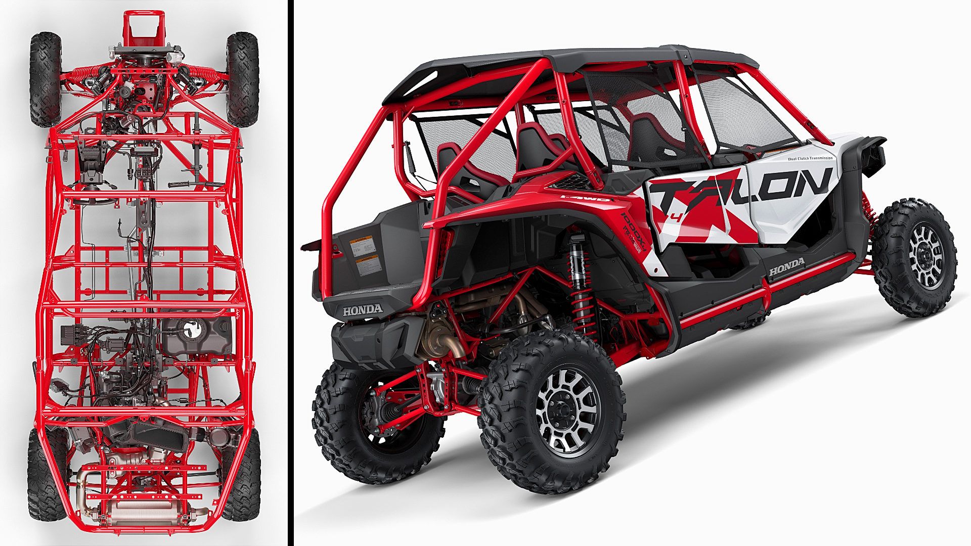 Honda Talon 1000X 4 FOX 2021 UTV Chassis