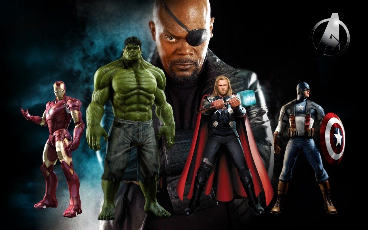 hulk comic character iron man movies thor captain america samuel l jackson nick fury the avengers mo