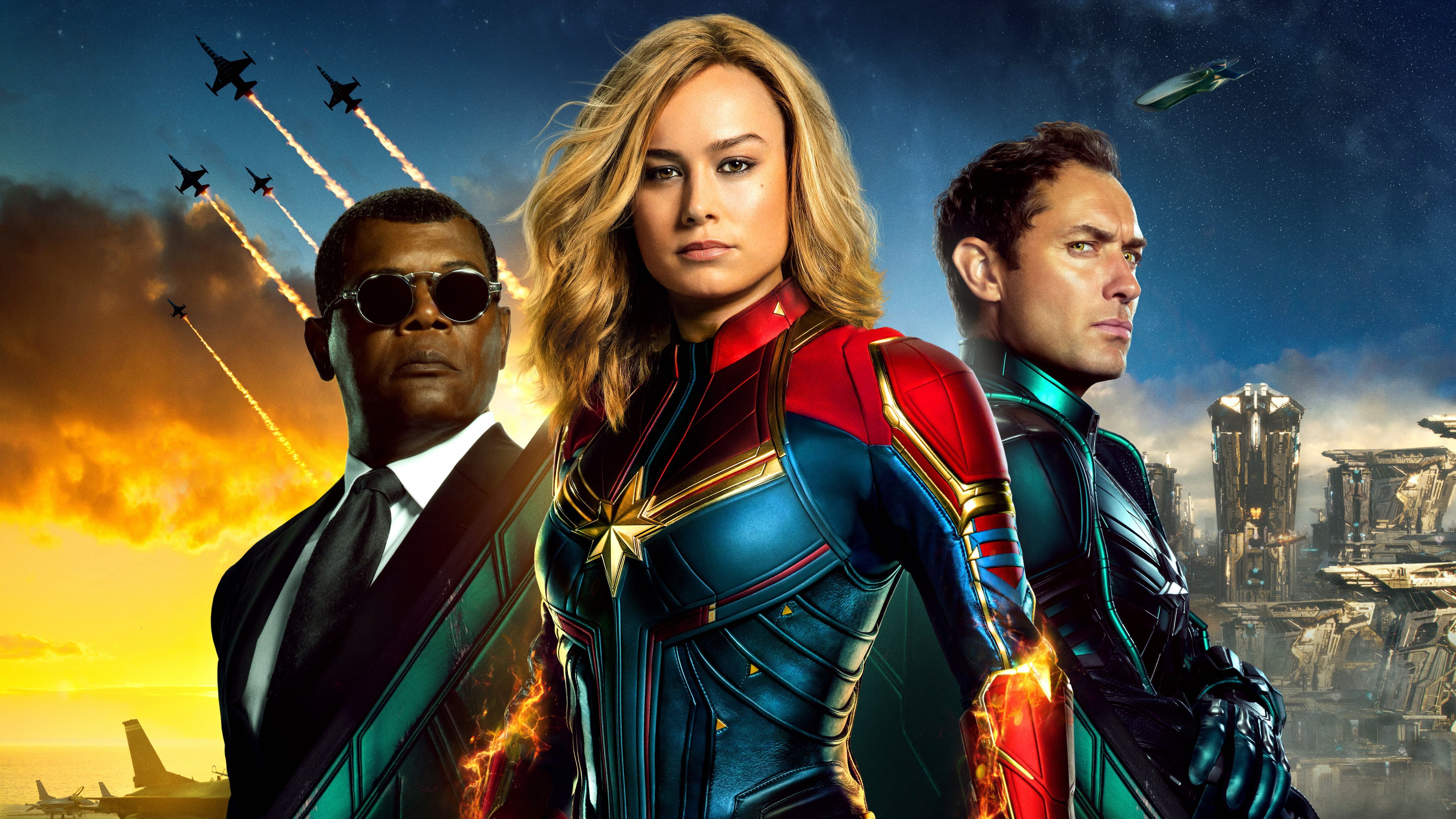 Movie Captain Marvel Brie Larson Nick Fury Samuel L. Jackson K #wallpaper #hdwallpaper #desktop. Gambar, Ilustrasi lucu, Lucu