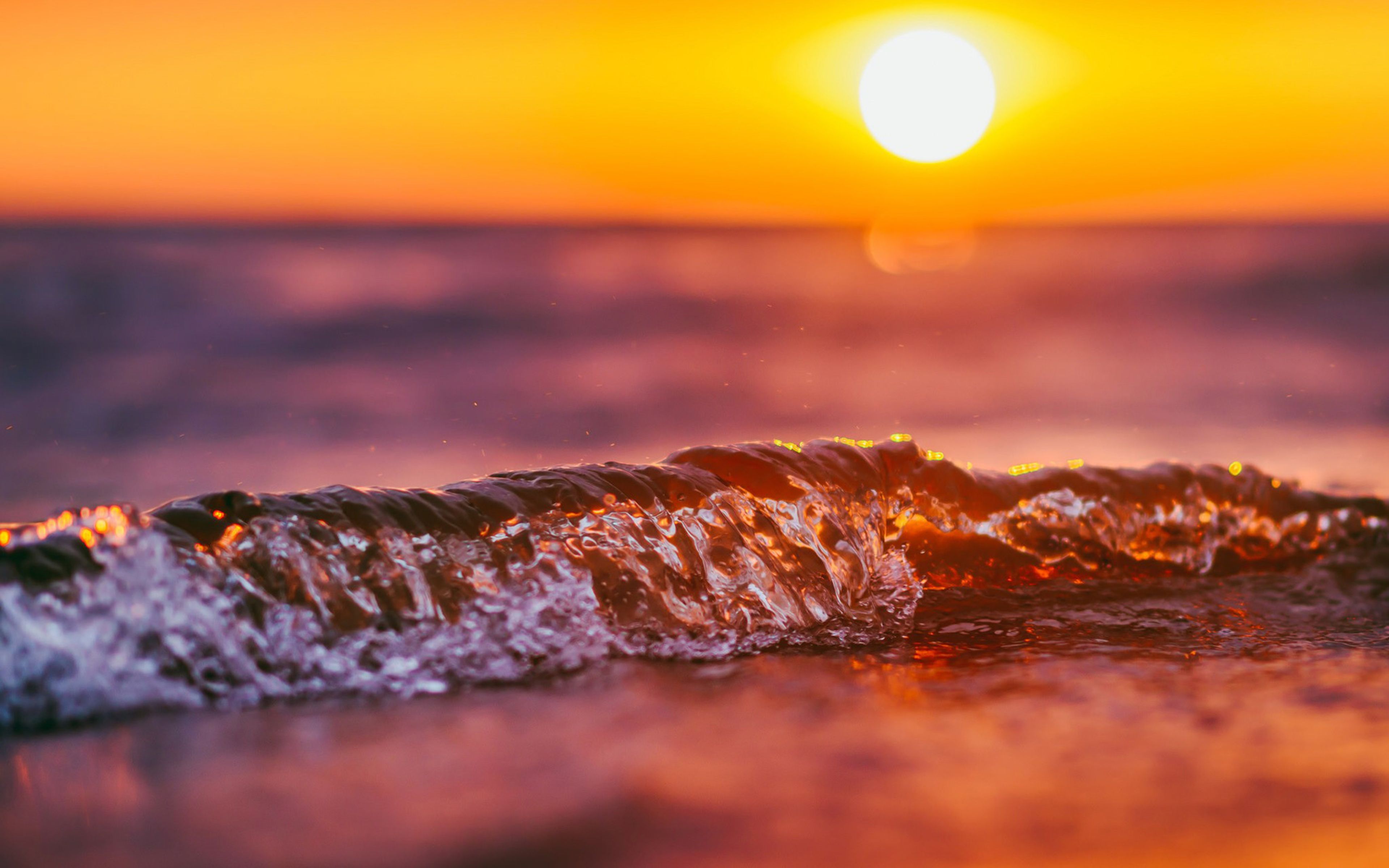 Wave Sunset 4k HD 4k Wallpaper, Image, Background, Photo and Picture