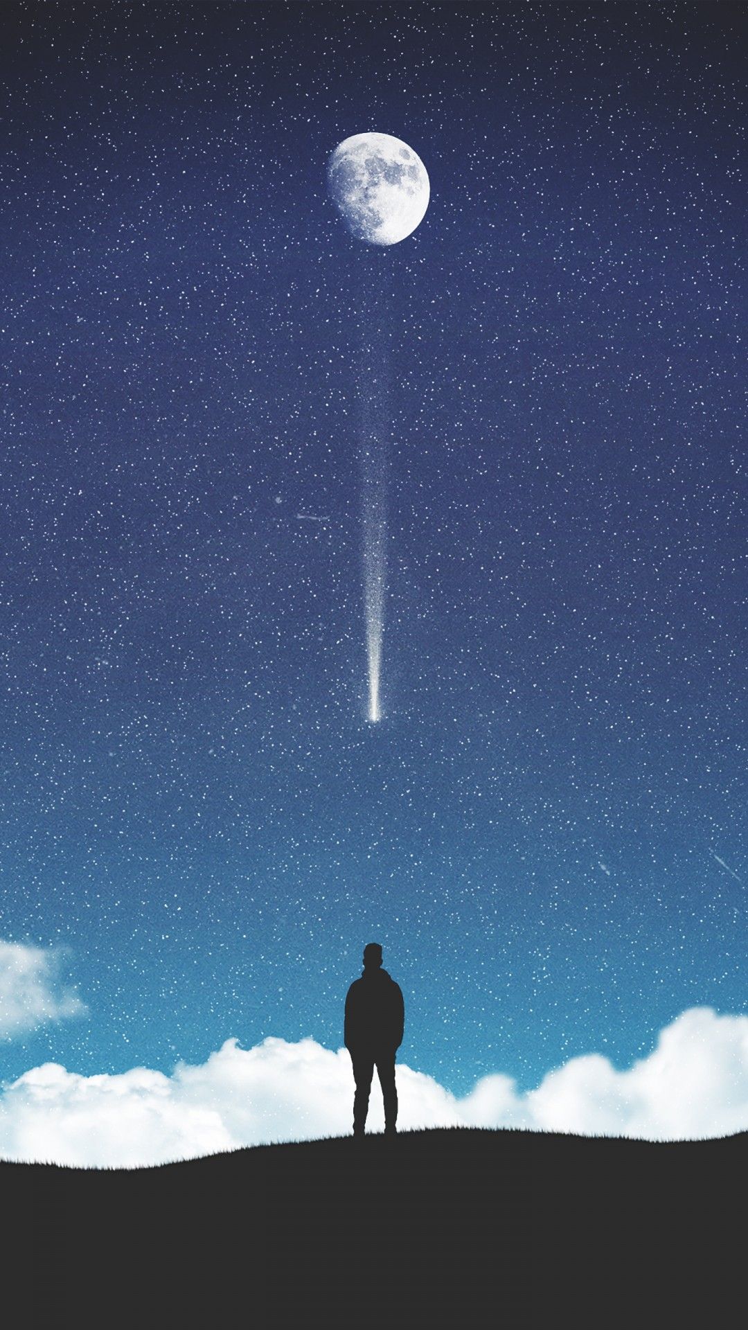 Dream Alone Silhouette 4K Wallpaper