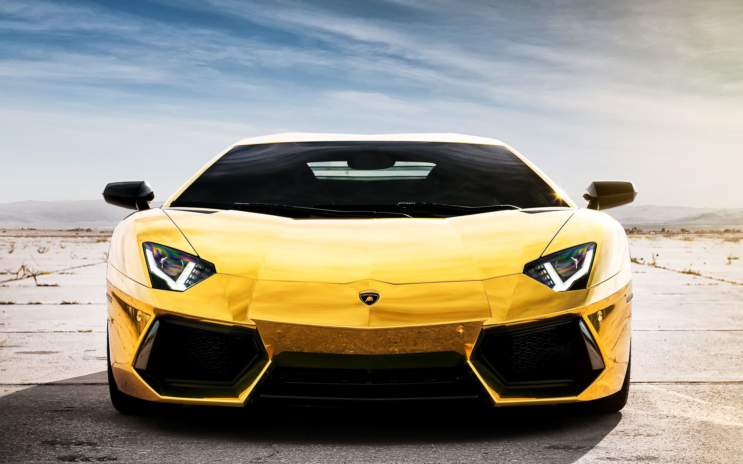 Cool Gold Cars Lamborghini Wallpaper