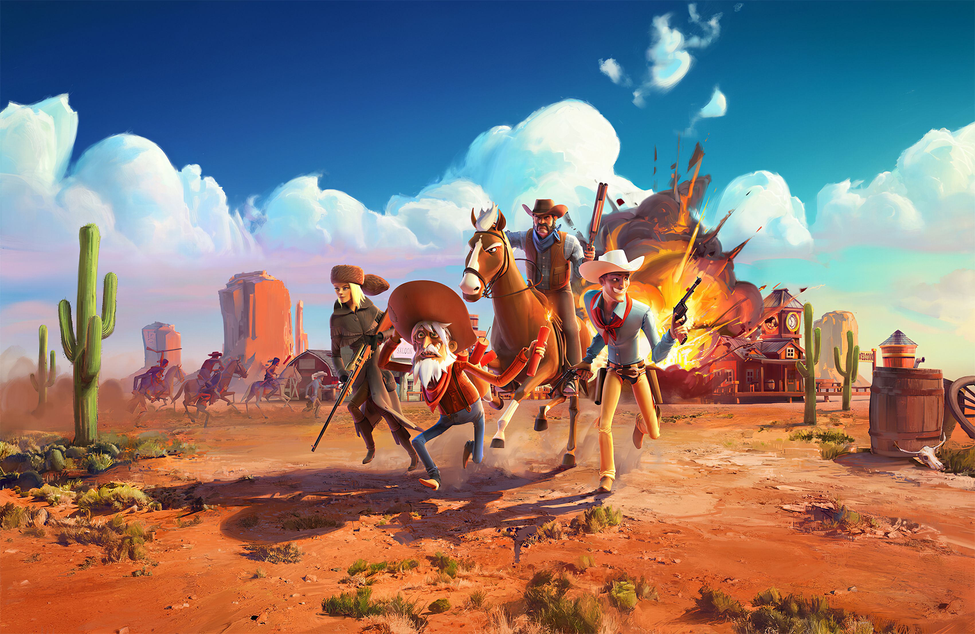 Wild West 4k Android One HD 4k Wallpaper, Image, Background, Photo and Picture