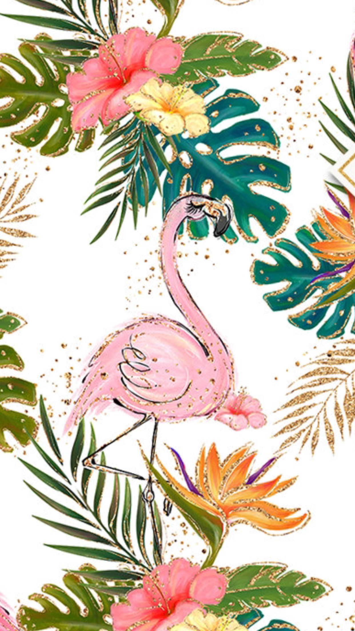 Wallpaper. Flower phone wallpaper, Flamingo wallpaper, Pink flamingo wallpaper