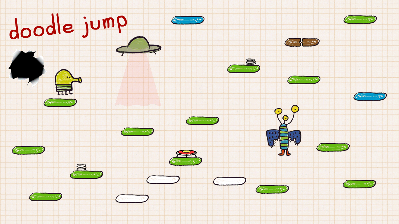 wallpaper line: HD Doodle Jump Wallpaper