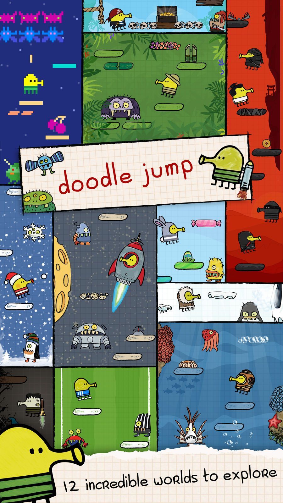 Doodle Jump Wallpaper  Free doodles, Doodles, Wallpaper