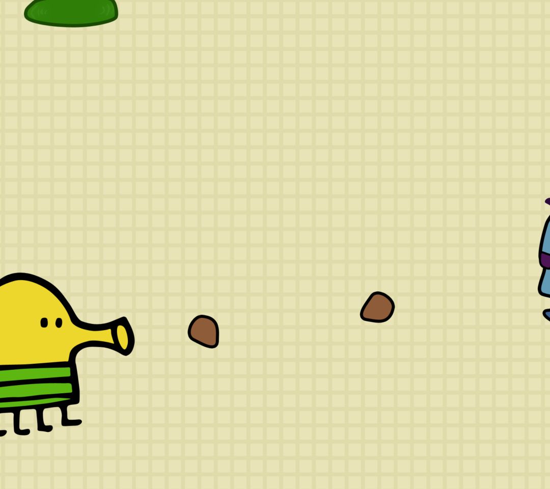 Doodle Jump Game Wallpaper for Motorola DROID 3