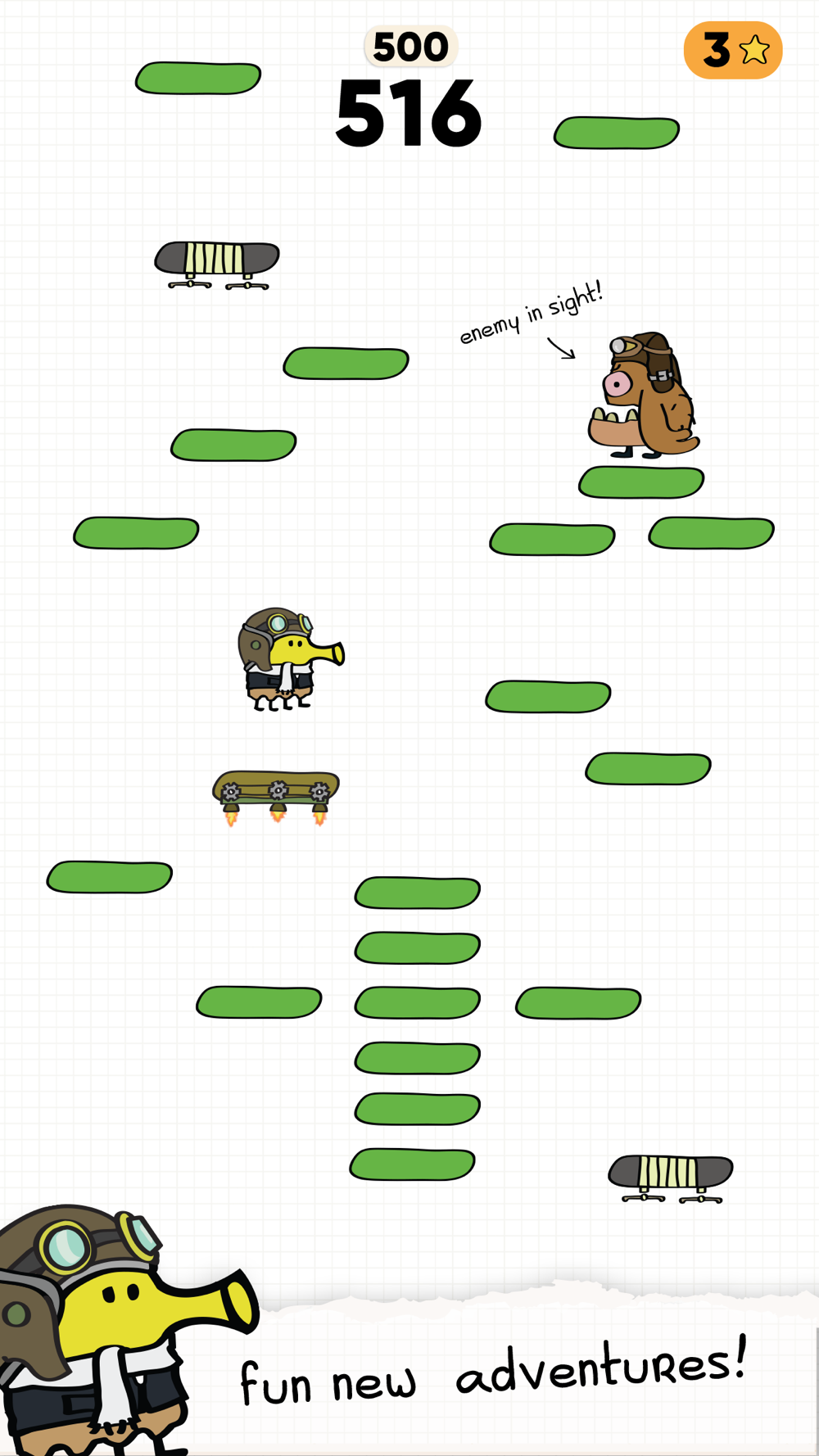 Ravensburger 26608 – Doodle Jump Gioco Da Tavolo, 2-4 Giocatori, Tabellone 3D, Età 8-99 Anni