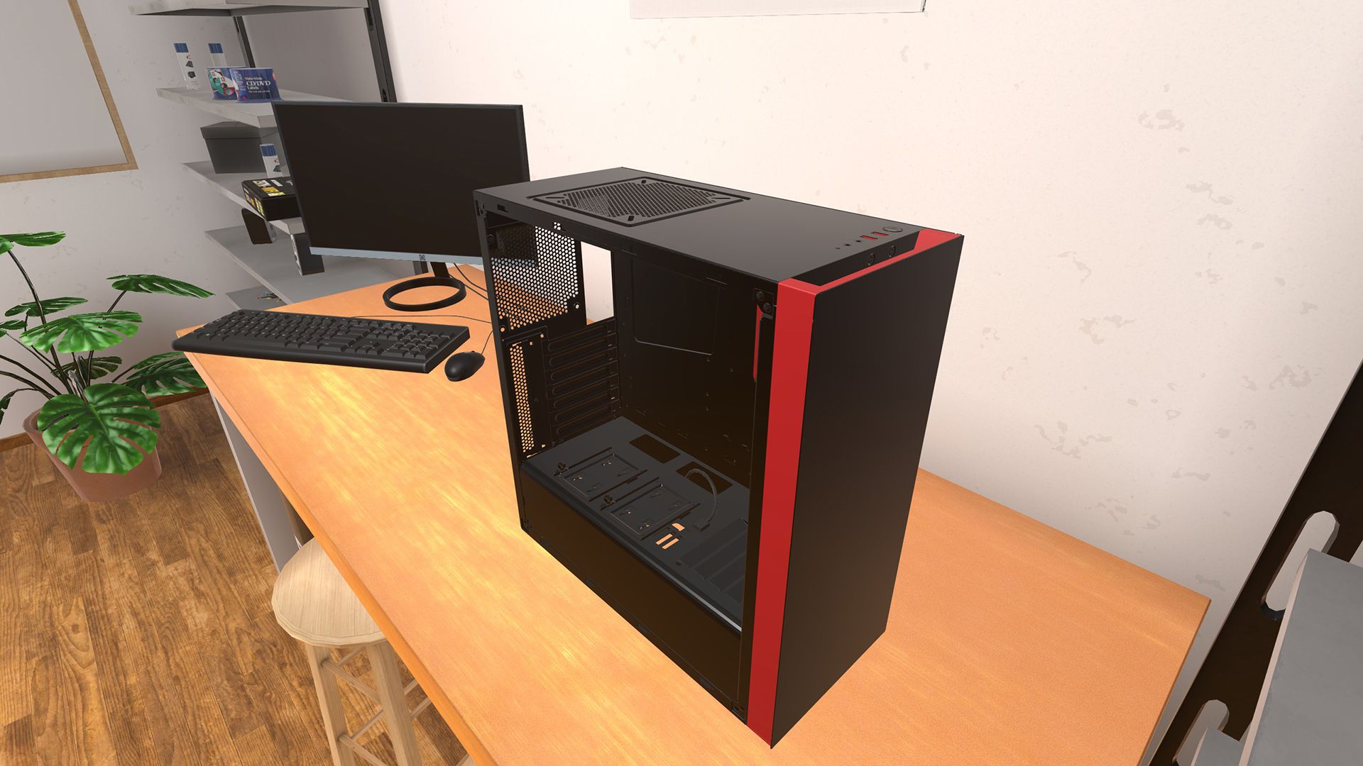 Build a gaming PC in a game with PC Building Simulator