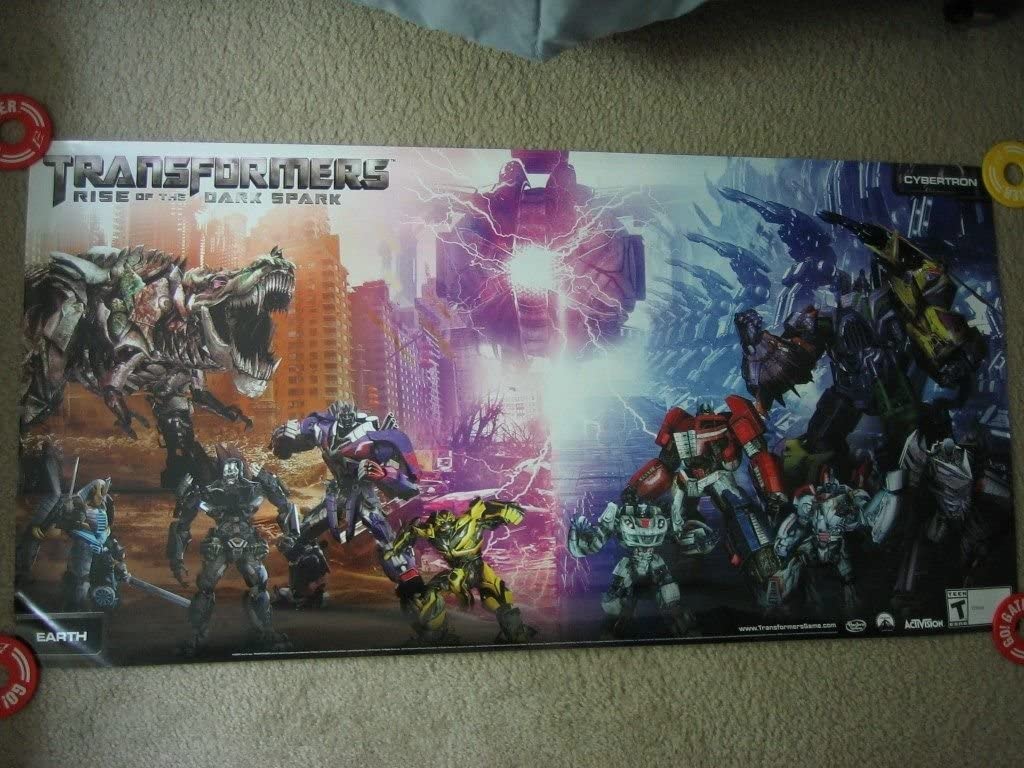 Transformers Rise of Dark Spark game poster: Posters & Prints
