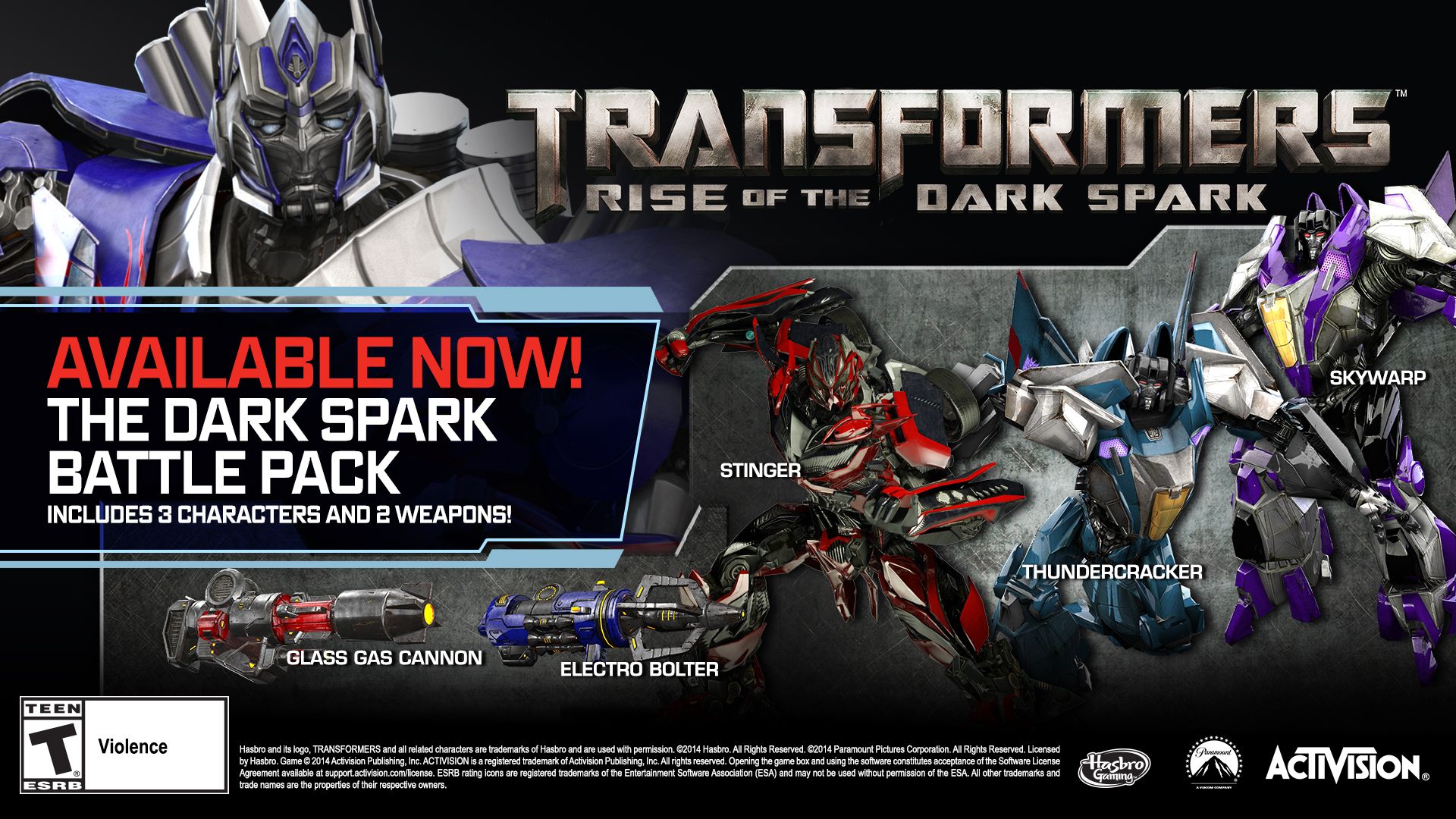 Activision launches new DLC pack for Transformers: Rise