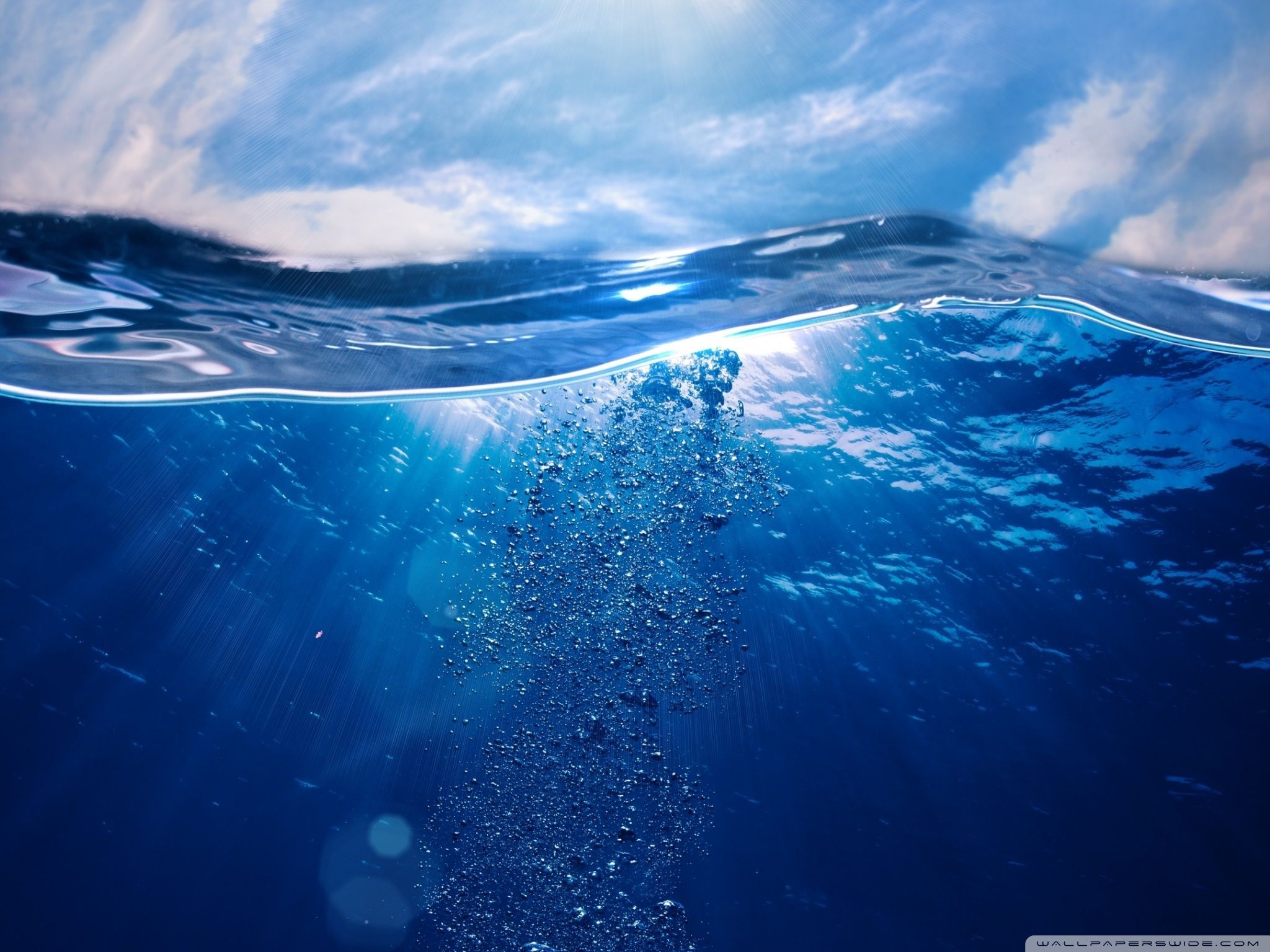 Blue Ocean 8K Wallpaper Free Blue Ocean 8K Background