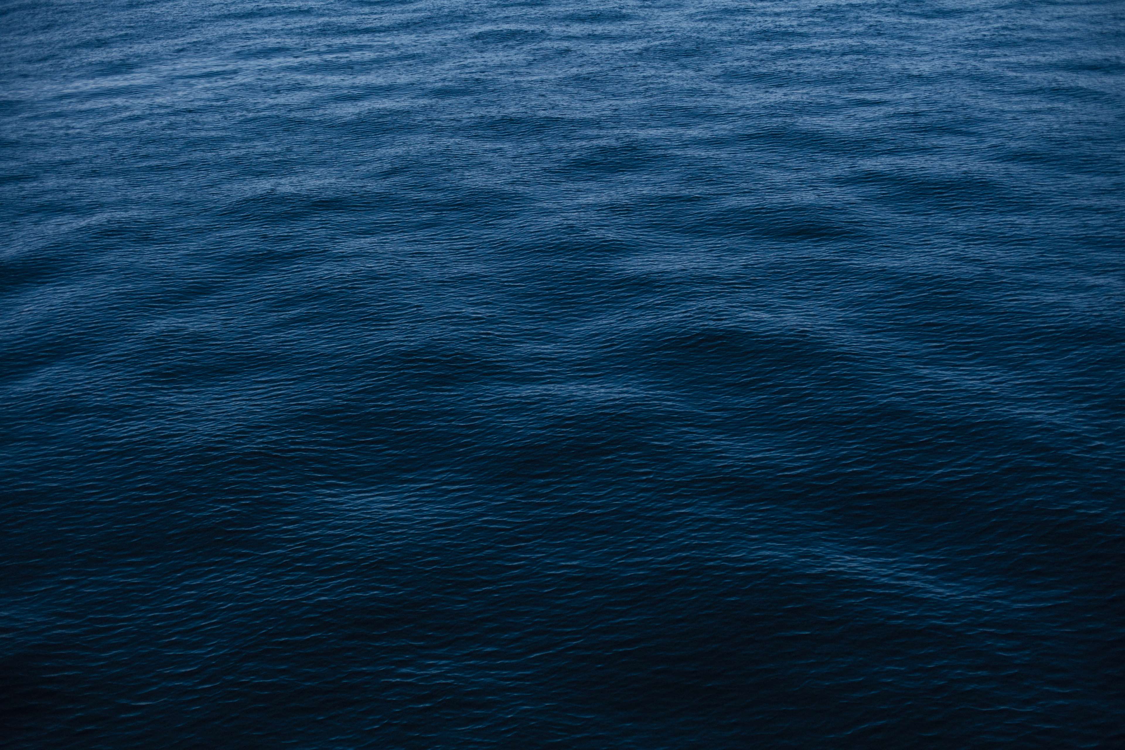 blue, ocean, rain, rainy, salt water, sea, seawater, water 4k wallpaper