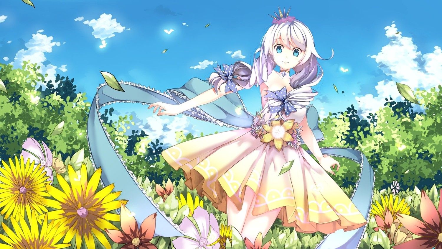 11++ Anime Flower Wallpaper HD