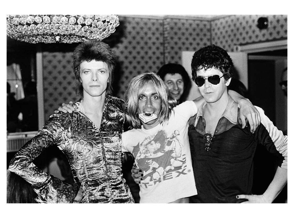 Jo Peters Have This As My Wallpaper From The Same Shoot. Love The Fact Marc Bolan Is On Iggy's T Shirt