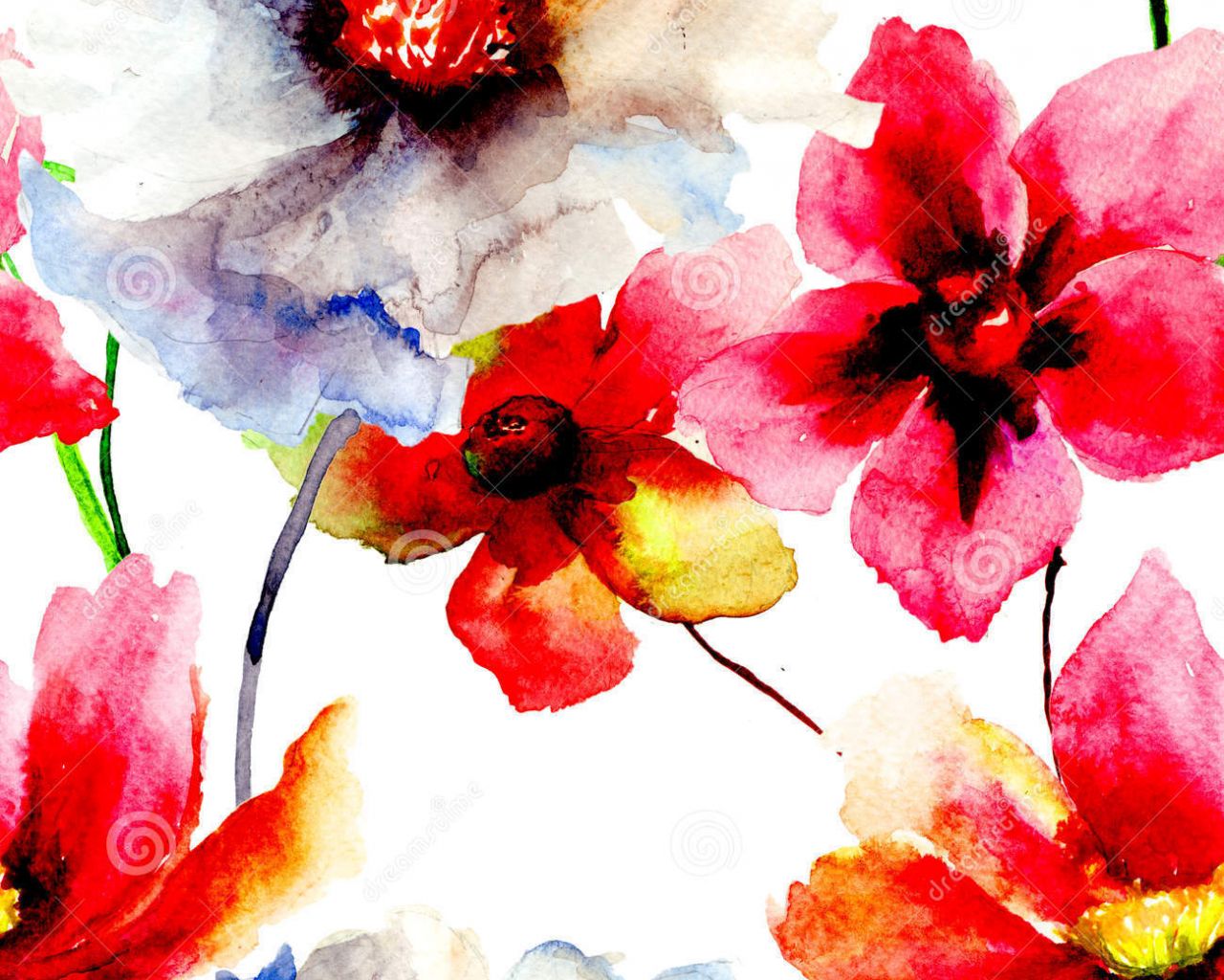 Free download Watercolor Flower Wallpaper Seamless wallpaper with summer [1300x1390] for your Desktop, Mobile & Tablet. Explore Floral Watercolor Wallpaper. Floral Wallpaper, Floral Wallpaper for Walls, Watercolor Wallpaper for Walls